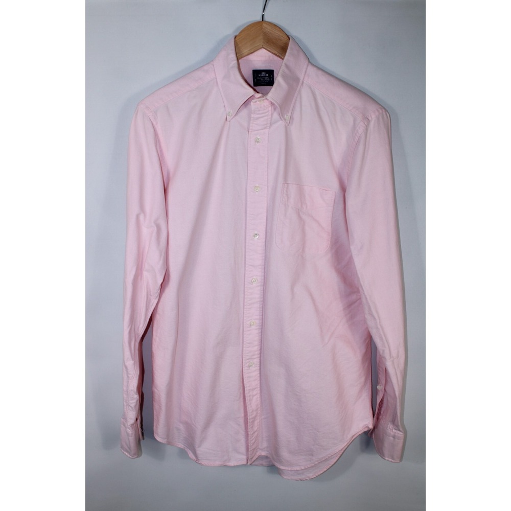 Maker's Shirt Men's Size 15 3/4 - 35 1/2 Pink Long Sleeve Oxford Dress Shirt